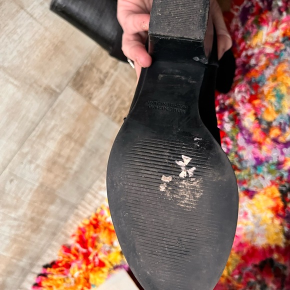 Forever, 21 heeled black boot size 7 1/2 - Picture 8 of 14